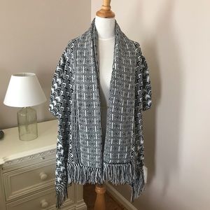 COCO + CARMEN WATERFALL CARDIGAN SWEATER w/ FRINGE